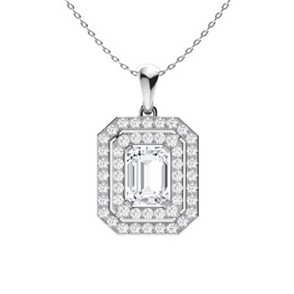 Gold & White Diamonds 3 Cts Necklace - E/VVS