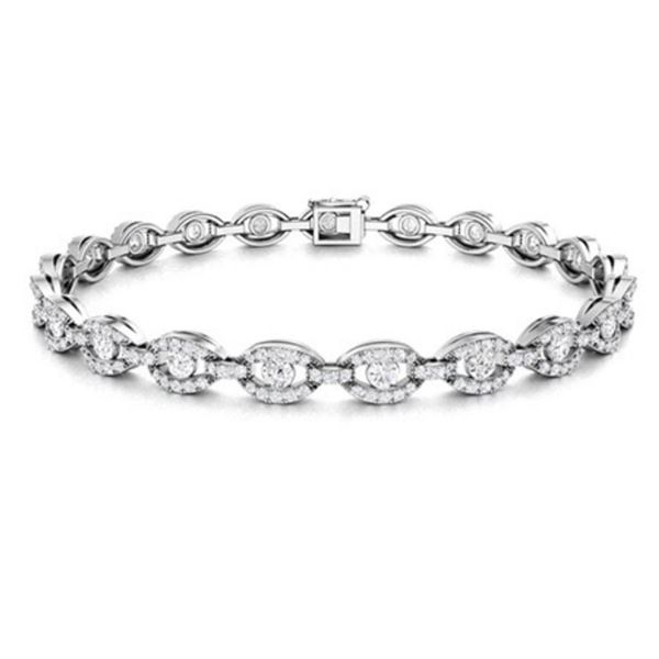 Gold & White Diamonds 17.52 Cts Bracelet