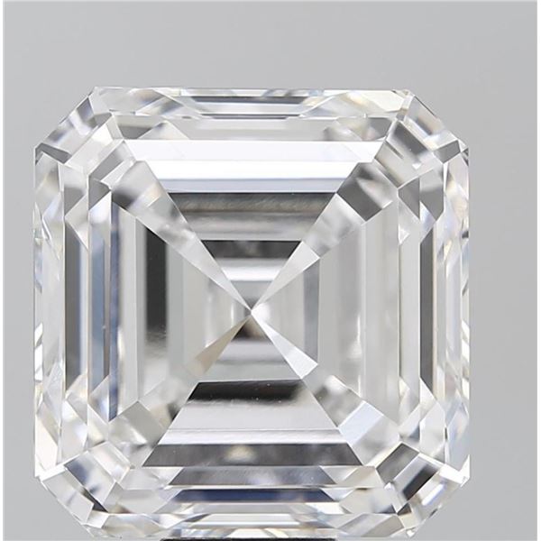 White Asscher Cut Diamond 15.01 Cts  - E/VVS - IGI Certified