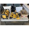 Image 1 : DEWALT 18V POWER TOOL SET AND JOBSITE RADIO