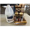 Image 4 : 8 NEW KRYLON SPRAY PAINT CANS, 6 BROWN, 2 GOLD AND ALCOHOL HAND SANITIZER
