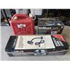 Image 1 : DELTA MAGNETIC WORK LIGHT, SMALL GAS CAN AND HALOGEN MOTION LIGHT