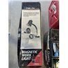 Image 3 : DELTA MAGNETIC WORK LIGHT, SMALL GAS CAN AND HALOGEN MOTION LIGHT