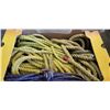 Image 3 : LARGE HEAVY DUTY NYLON ROPE, AND NEW RATCHET STRAPS