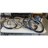Image 1 : VINTAGE BIKE WHEELS INCLUDING 3-SPEED SUNTOUR JAPANESE, AND STURMEY ARCHER