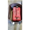 Image 2 : 2 JERRY CANS AND MOP BUCKET