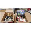 Image 1 : 2 BOXES OF ASSORTED TOOLS AND SHOP SUPPLY