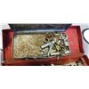 Image 3 : JIGSAW, ANGLE GRINDER, AND TOOL BOX WITH CONTENTS