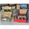 Image 2 : VINTAGE MERCEDES CAR PARTS, WIPER MOTOR, BEZEL, LIGHT ASSEMBLY, ETC