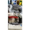 Image 4 : TOTE OF VINTAGE VW, FORD  AND BOSCH AUTOMOTIVE PARTS, ASSEMBLIES, MANUALS, OIL FILTERS AND BATTERY B