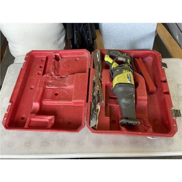 RYOBI ELECTRIC SAWSALL IN MILWAUKEE CASE
