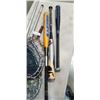Image 2 : ASSORTED VINTAGE FISAHING NETS AND BASEBALL BATS