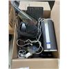 Image 2 : 3 BOXES OF ELECTRONICS AND MICROPHONES