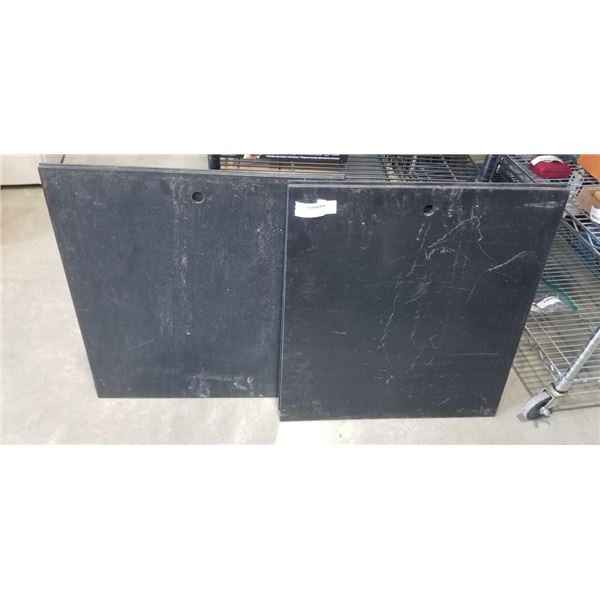 2' X 2' LEXAN 1/4" THICK, 6 SHEETS