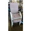 Image 1 : SET OF 4 STACKING PATIO CHAIRS AND CUSHIONS