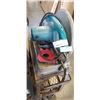 Image 3 : MAKITA CUT OFF SAW ON ROLLING CART