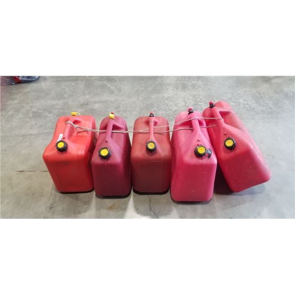5 JERRY CANS
