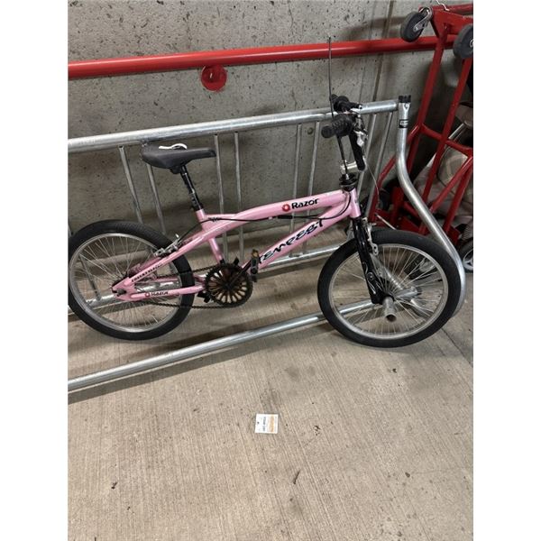 PINK RAZOR BIKE