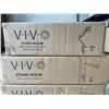 Image 2 : 2 VIVO SINGLE MONITOR DESK MOUNTS, VIVO MECHANICAL ARM SINGLE MONITOR DESK MOUNT, AND VIVO DUAL MONI