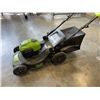 Image 3 : GREENWORKS 40V ELECTRIC LAWNMOWER WITH BAG, NO BATTERIES OR CHARGER, LANWMOWER WORKS
