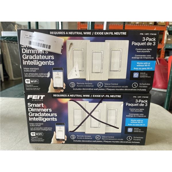 2  3PK FIET SMART DIMMERS