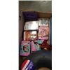 Image 4 : 2 BOXES OF ESTATE GOODS  - GAMES, COLLECTOR SPOONS, GLASSWARE, ETC