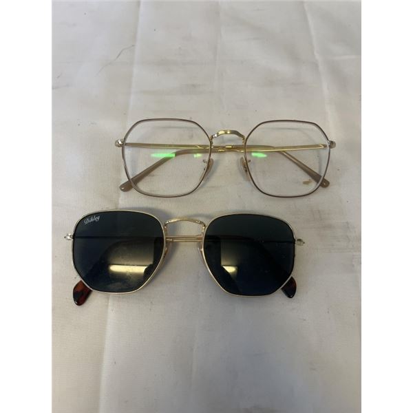 ONE PAIR OF PERSCRIPTION RAY BAN GLASSES AND DIKLEY SUNGLASSES