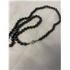 Image 3 : BLACK ALASKAN HEMETITE BEAD NECKLACE