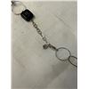 Image 2 : STERLING SILVER W/ VENITIAN GLASS BEADS LINKS NECKLACE