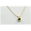 Image 2 : 14KT YELLOW GOLD CZ HEART SHAPE EARRING, RETAIL $400.00.