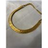 Image 2 : 18K GOLD PLATED OMEGA DESIGN PIB CHOKER NECKLACE