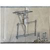 Image 2 : VIVO BLACK ELECTRIC FLIP DOWN / SWIVEL CEILING TV MOUNT
