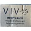 Image 3 : VIVO BLACK ELECTRIC FLIP DOWN / SWIVEL CEILING TV MOUNT