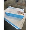 Image 2 : NEW CASE OF SIZE X- LARGE VINYL GLOVES, 10 BOXES OF 100PC