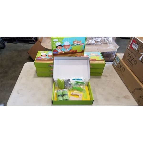 8 NEW 13PC KIDS KITCHNE AND COOKING SETS