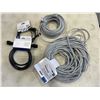 Image 1 : ASSORTED LENGTHS OF CAT 6 CABLES AND POWER CABLES