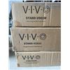 Image 3 : 2 VIVO SINGLE MONITOR DESK MOUNTS, AND VIVO SINGLE MONITOR PNEUMATIC ARM MOUNT