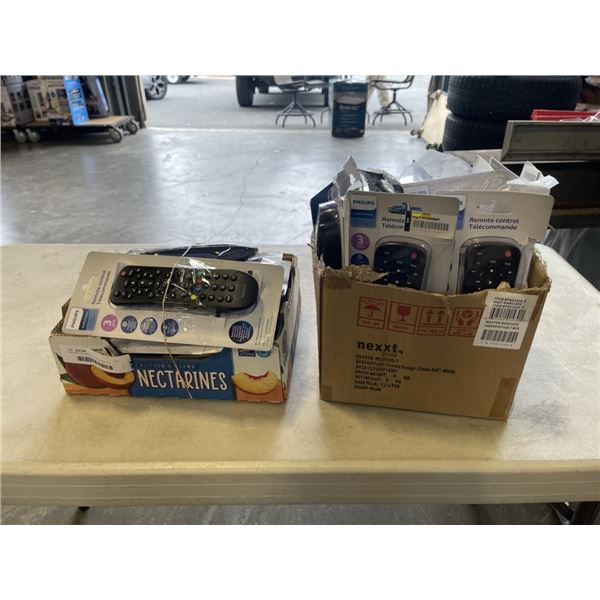 2 BOXES OF NEW PHILLIPS REMOTES