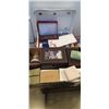 Image 1 : 2 BOXES  OF JEWELLERY W/ CASES AND CRYSTAL AND GLASS DECANTER TOPS