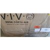 Image 2 : VIVO BLACK 71 X 36 ELECTRIC SIT TO STAND DESK WITH BLACK SINGLE MOTOR FRAME