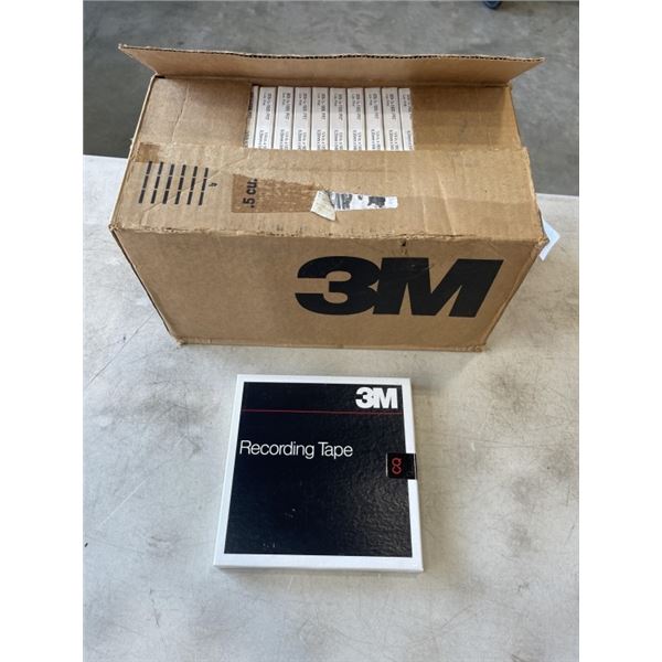 CASE OF 3M SCOTCH 809 RECCORDING REELS, 20 TOTAL