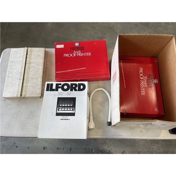 ASSORTED VINTAGE PROOF PRINTERS AND PRINTING FRAMES