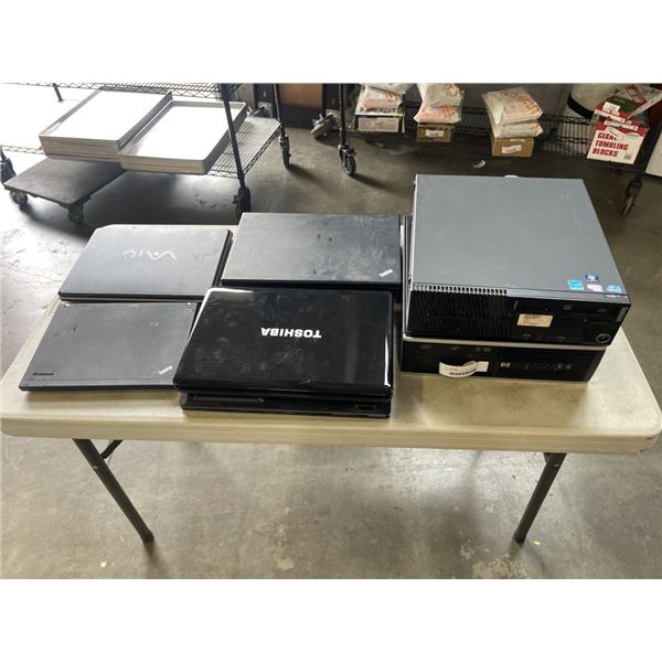 ASSORTED PARTS LAPTOPS AND COMPUTERS