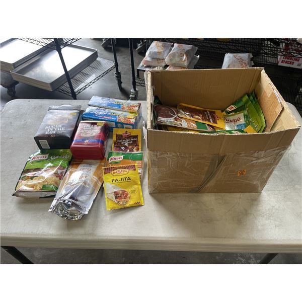 ASSORTED PACKAGED FOOD PRODUCTS