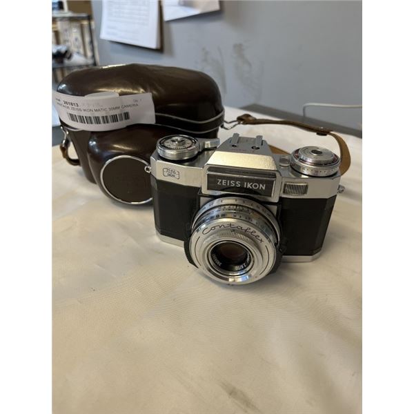 VINTAGE ZEISS IKON MATIC 35MM CAMERA IN LEATHER CASE