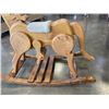 Image 2 : WOODEN ROCKING HORSE