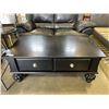 Image 1 : MODERN BLACK STORAGE COFFEE TABLE
