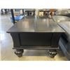 Image 3 : MODERN BLACK STORAGE COFFEE TABLE