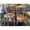 Image 1 : 2 ANTIQUE KIDS ROCKING CHAIRS
