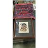 Image 4 : 5 FRAMED NATIVE PRINTS